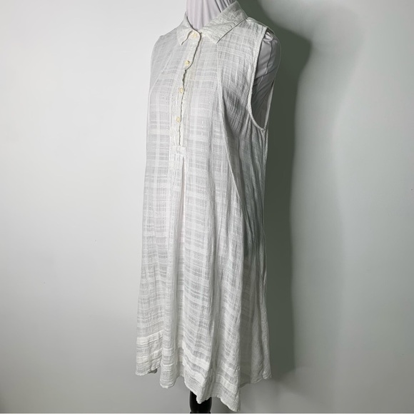 Anthropologie Isabella Sinclair Women's White Sleeveless Tilly Dress Size Large - Picture 5 of 15